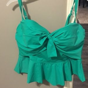 Torrid size 3 Peplum tankini top